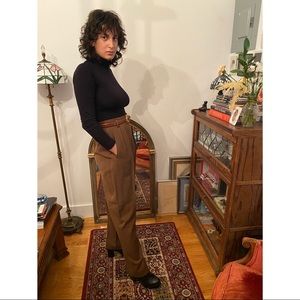 Vintage 80s high waist pleat pant